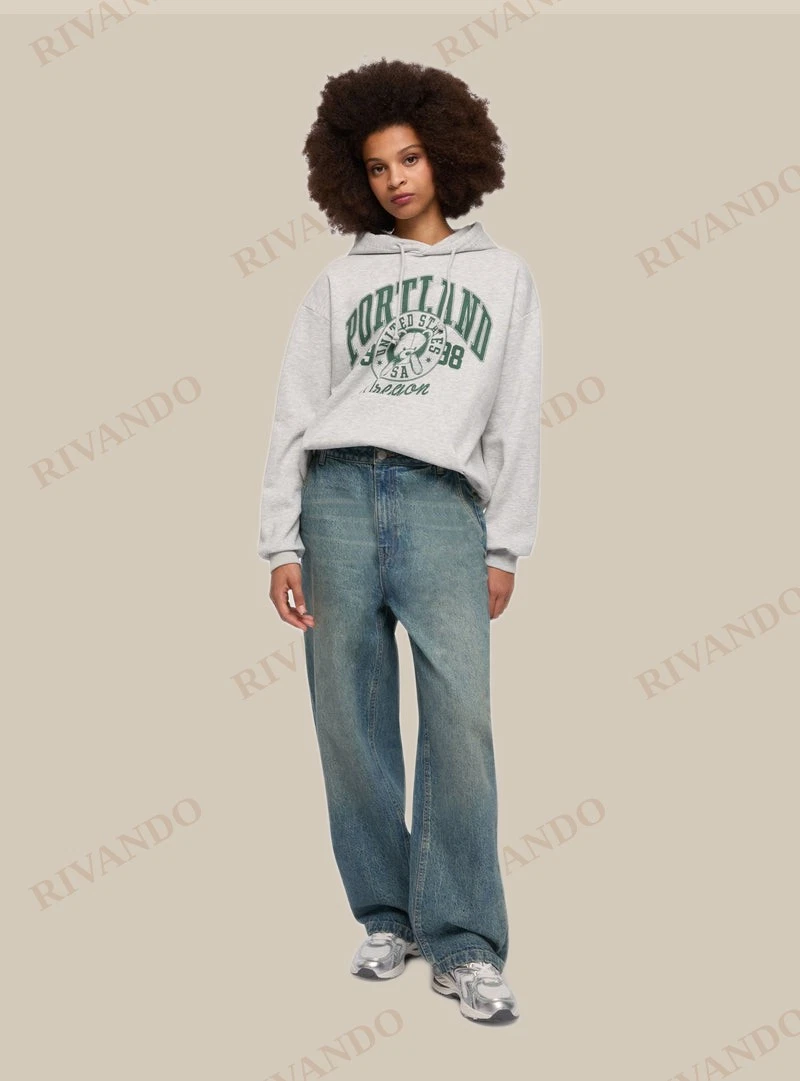 Baggy Jeans Blue Denim Medio