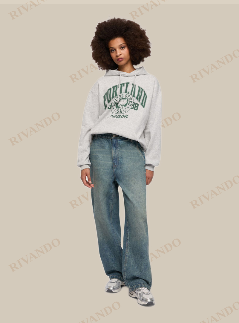 Baggy Jeans Blue Denim Medio