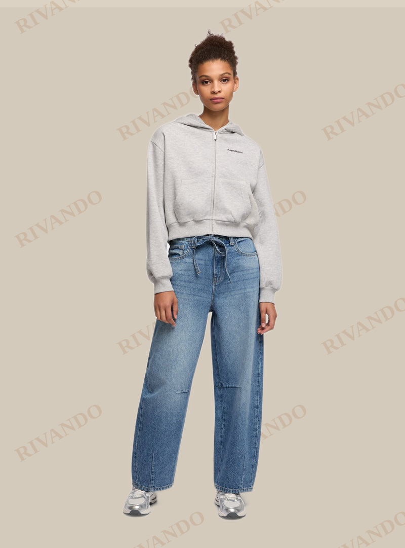 Jeans balloon con cintura