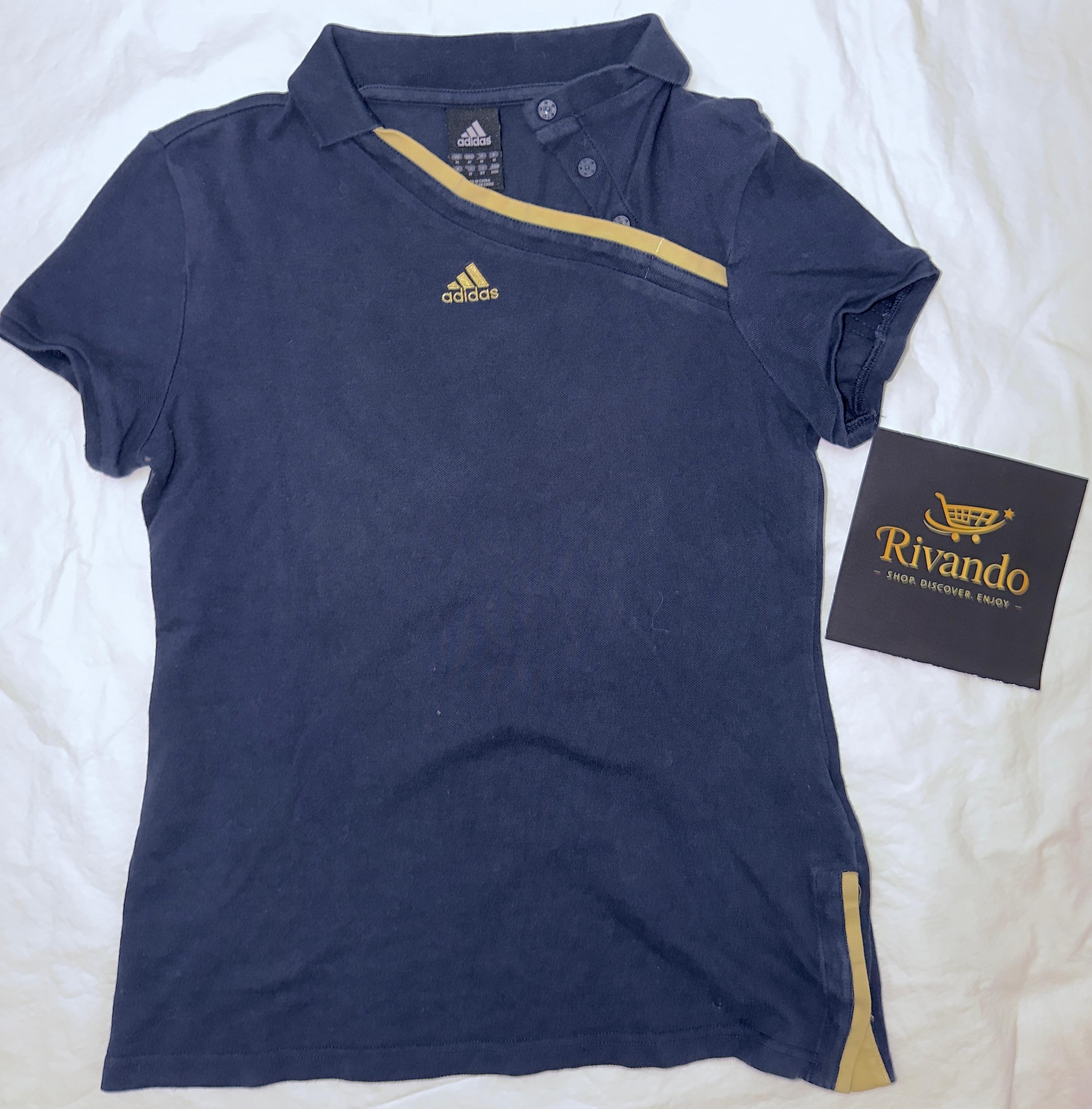 Polo adidas "France" Blu con Dettagli Gialli